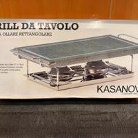 Grill da tavola in pietra ollare kasanova nuova ma