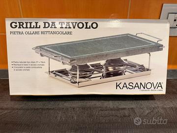 Grill da tavola in pietra ollare kasanova nuova ma