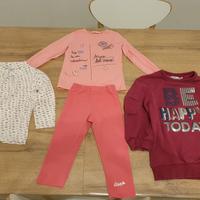 set abbigliamento bambina 3-4 anni 