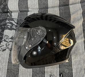 Casco Helmet Jet EMM doppia visiera