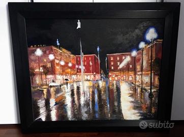 quadro olio su tela di Oleg Sheludyakov ‘Nizza’
