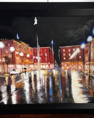 quadro olio su tela di Oleg Sheludyakov ‘Nizza’