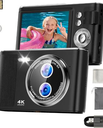 Fotocamera compatta NUOVA 48MP- ideale per ragazzi