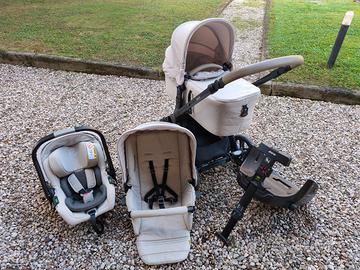 Trio passeggino ovetto navicella Jané Muum beige 
