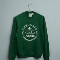 Felpa Adidas Originals verde XS - unisex, nuova,