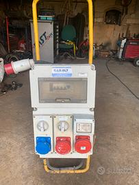 Quadro da cantiere con prolunga +carrellino