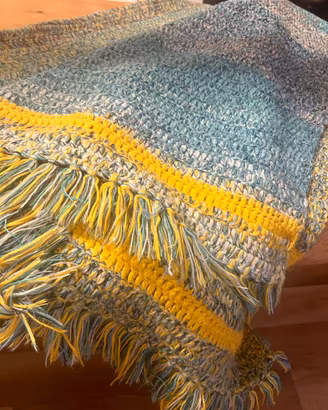 Coperta di lana fatta a mano