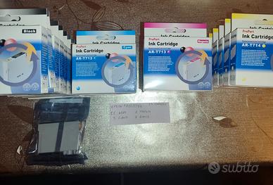 Lotto di 29 cartucce T711 / 712 / 713 / 714