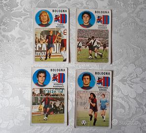 Lotto 4 Figurine Calciatori Panini 1976-77 BOLOGNA