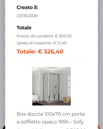 box doccia 