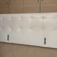 Testiera letto bianca