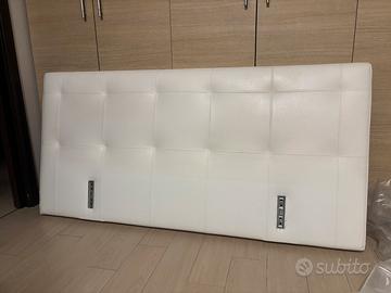 Testiera letto bianca