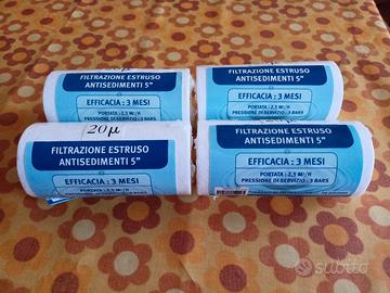 filtro estruso antisedimenti 