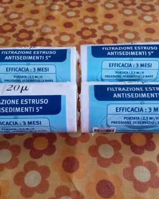 filtro estruso antisedimenti 