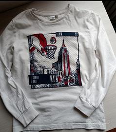 maglietta bambino maniche lunghe tg 8 anni 