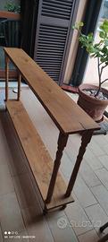Consolle in legno massello 