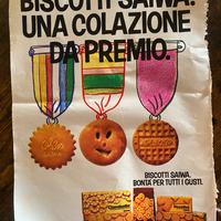 Pubblicità anni 80 biscotti saiwa