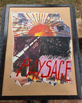 Mimmo Rotella- "Paysage"