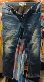 pantalone jeans moto 
