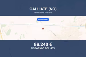 Immobile in asta di 1282 m² a Galliate