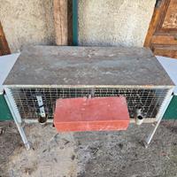 gabbia per conigli 2 fattrici