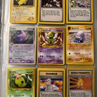 Lotto Carte Pokemon vintage wizards ITA/ENG