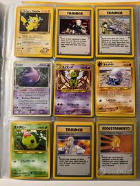 Lotto Carte Pokemon vintage wizards ITA/ENG