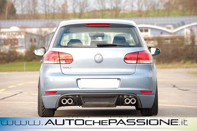 Sotto paraurti posteriore per VW Golf 6 dal 2008 2