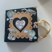 Album  foto scrapbooking bimbo/bimba fatto a mano