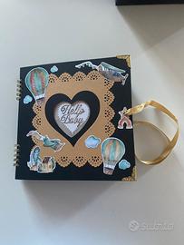Album  foto scrapbooking bimbo/bimba fatto a mano