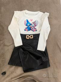 Vestitino bimba stitch