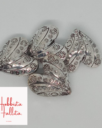 Cuori bigiotteria lotto da 4 pz