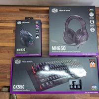 Cooler Master Kit Tastiera/Mouse/Cuffie Headset