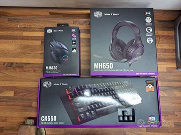 Cooler Master Kit Tastiera/Mouse/Cuffie Headset