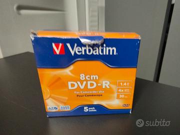 dvd-r 1,4 gb 8cm verbatim 5pz