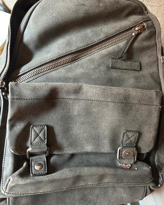 Zaino lumberjack in pelle