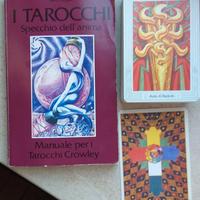 TAROT A Crowley Carte e Libro Italiano+ Maz in Ing