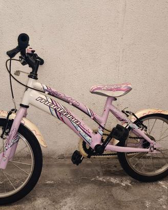 Bicicletta per bambina Montana 16 pollici 4-6 anni