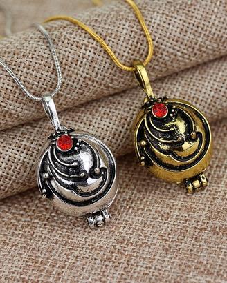 Collana Medaglione Protezione Spirituale APRIBILE