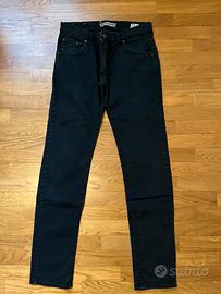 Jeans skinny uomo cotone leggero