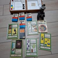 Microscopio amatoriale vintage