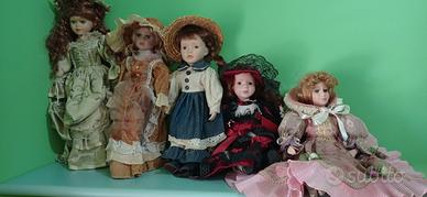 Bambole di porcellana grandi