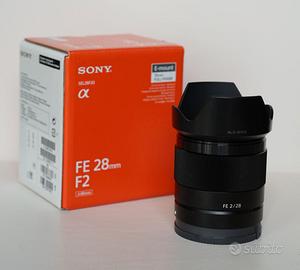 Ottica Sony FE 28 mm F2 per Alpha E-mount