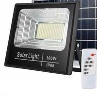 faro led con pannello solare 100 watt 