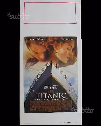 Poster locandina TITANIC per festa innamorati