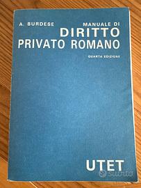 Manuale diritto privato romano Burdess