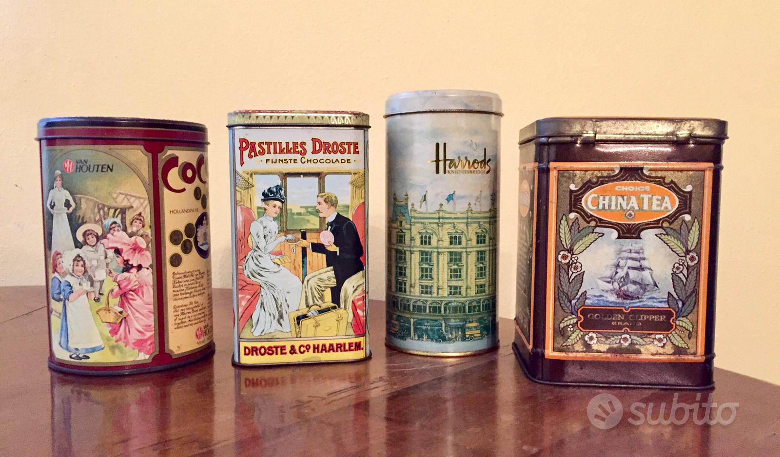 4 Scatole latta vintage anni '60 e '70 - Collezionismo In vendita a Ferrara