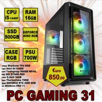 PC GAMING INTEL i5 14400  16GB GEFORCE 4060  NUOVO