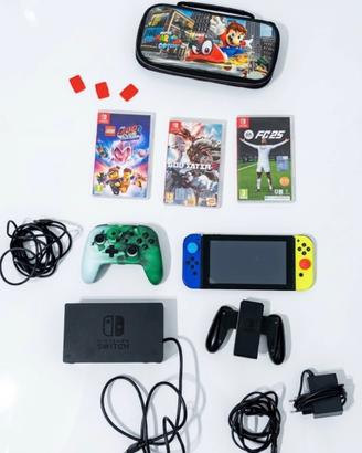 Nintendo Switch + Accessori + Controller Pro