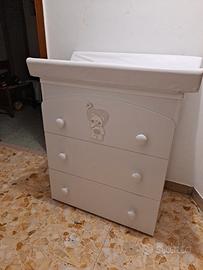 fasciatoio cassettiera Prenatal come nuova